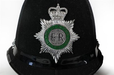 Lot 73 - An Elizabeth II Ball-Top Custodian Police Helmet, with anodised and enamel helmet plate to...