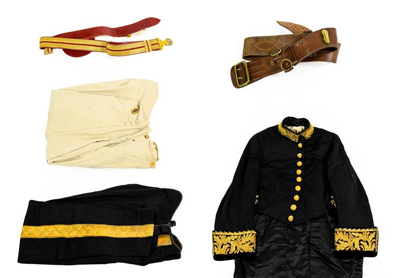 Lot 81 - A Late Victorian Civil Court Dress Uniform, to Thomas Sims Esq. C.B., comprising coatee with...