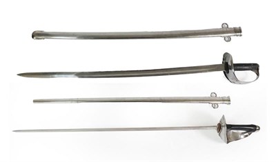 Lot 124 - A Copy of an 1890 Pattern Cavalry Trooper's Sword, with steel bowl hilt and two ring scabbard;...
