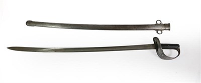 Lot 128 - A Victorian 1890 Pattern Cavalry Trooper's Sword, the 87cm single edge fullered steel blade...