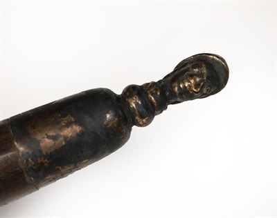 Lot 135 - A 17th Century English Officer's Plug Bayonet, circa 1680, the 28cm single edge steel blade has...