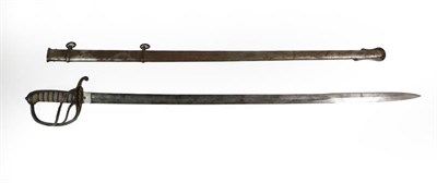 Lot 138 - A Victorian Royal Artillery Officer's Sword, the 88cm single edge fullered steel blade double edged