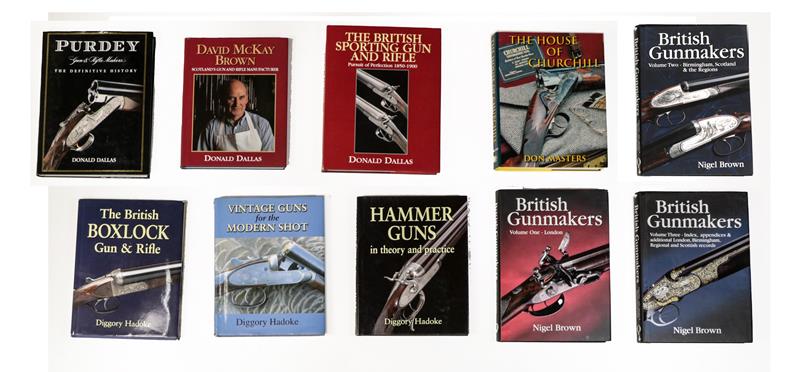 Lot 163 - Ten Books - British Gunmakers, by Nigel Brown, published by Quiller Press, Volume One - London,...