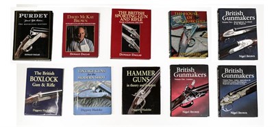 Lot 163 - Ten Books - British Gunmakers, by Nigel Brown, published by Quiller Press, Volume One - London,...