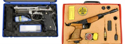 Lot 189 - PURCHASER MUST BE 18 YEARS OF AGE OR OVER A Tau-7 CO2 Target Pistol, in .177 calibre, numbered...