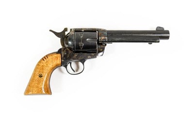 Lot 198 - A ''Colt Peacemaker'' Mod.121 9mm Blank Firing Revolver by H Schmidt, West Germany, with blued...