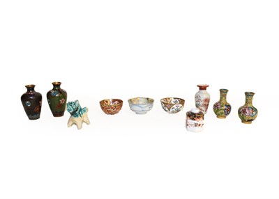 Lot 18 - A collection of porcelain miniatures including Royal Worcester, Coalport, Doulton Lambeth and Royal
