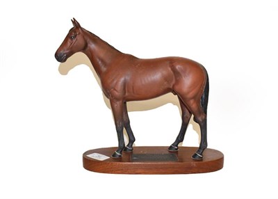 Lot 34 - Beswick Connoisseur Horses comprising Red Rum, model No. 2510, Mill Reef, model No. 2422 and...