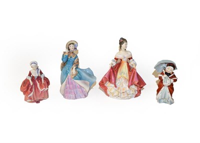 Lot 56 - Royal Doulton Figures including ''Miss Muffet'', HN1936 and ''Delphine'' HN2136 together with...