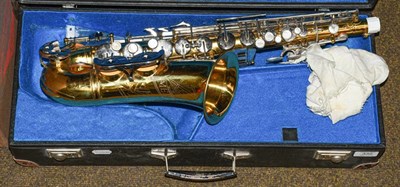Lot 332 - A Meister alto Saxophone (with case)