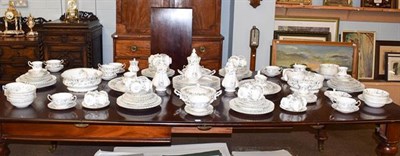 Lot 341 - A comprehensive Royal Albert ''Brigadoon'' pattern tea, dinner and coffee service including tureens