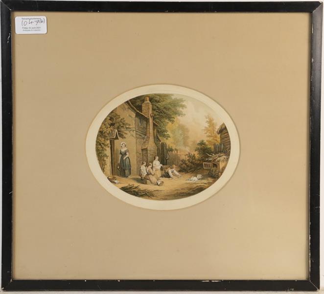 Lot 1047 - Abraham Le Blond (1819-1894) Six oval prints, titled and with blind stamps (6)