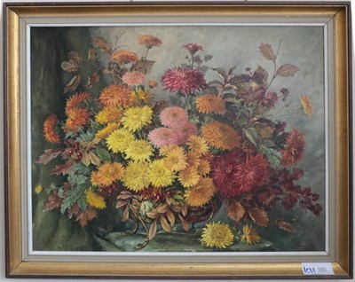 Lot 1052 - Thomas G Hill (Contemporary) Still life, signed oil on canvas, together with a further work by...