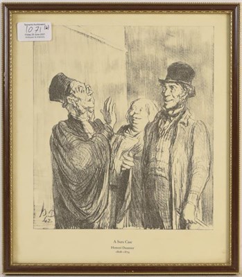 Lot 1071 - After Honor Daumier (1808-1897) A set of trial prints, various sizes (6)