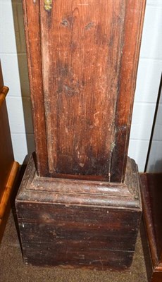 Lot 1145 - A pine cased eight day longcase clock, signed Sam Ogden, Benwell, 18th century