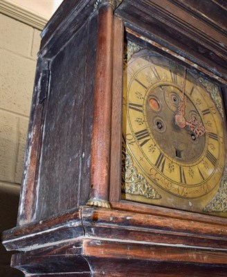 Lot 1145 - A pine cased eight day longcase clock, signed Sam Ogden, Benwell, 18th century
