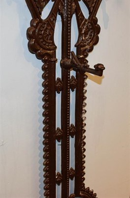 Lot 1256 - A Christopher Dresser for Coalbrookdale Victorian cast iron stick stand, 155cm