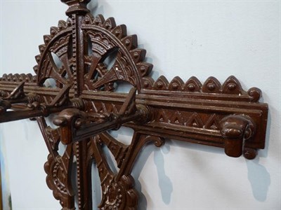 Lot 1256 - A Christopher Dresser for Coalbrookdale Victorian cast iron stick stand, 155cm