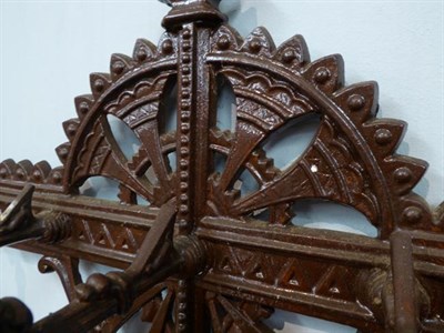 Lot 1256 - A Christopher Dresser for Coalbrookdale Victorian cast iron stick stand, 155cm