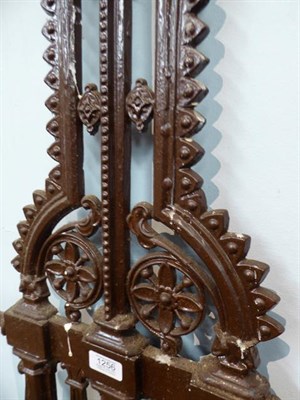 Lot 1256 - A Christopher Dresser for Coalbrookdale Victorian cast iron stick stand, 155cm