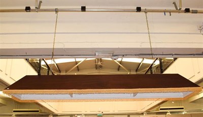 Lot 1340 - A Riley billiard/snooker table canopy light, approx 390cm