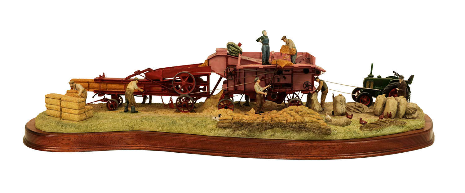 Lot 85 - Border Fine Arts 'The Threshing Mill', model No. B0361 by Ray Ayres, Millenium limited edition...