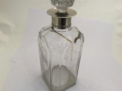 Lot 2015 - A George III Silver Four-Bottle Decanter-Stand, Probably by William Stroud, London, 1800,  the...