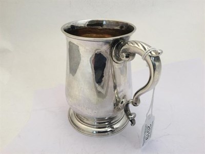 Lot 2019 - A George III Silver Mug, by James Stamp and John Baker, London, 1783, plain baluster and on...