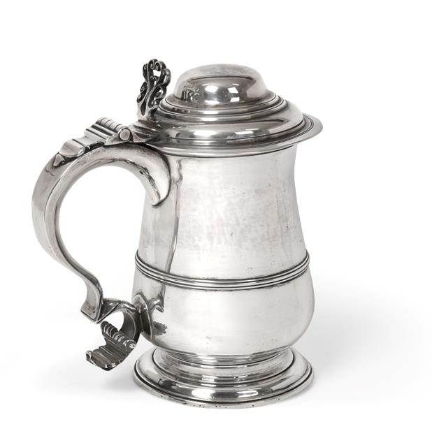 Lot 2020 - A George III Silver Tankard, by William and James Priest, London, 1766, baluster and on...