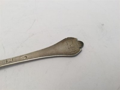 Lot 2027 - A William III Silver Trefid Spoon, by Thomas Spackman, London, 1700, the tapering handle...