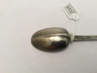 Lot 2028 - A Charles II Silver Trefid Spoon, by Lawrence Jones, London, 1688, the tapering handle engraved...