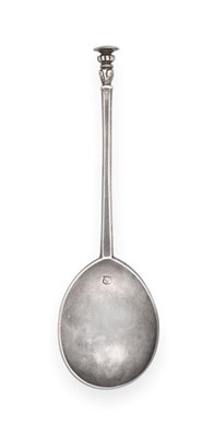 Lot 2029 - A Charles I Silver Seal-Top Spoon, by Daniel Cary, London, 1638, the faceted slightly tapering...
