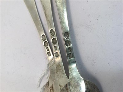 Lot 2046 - A Set of Six Danish Silver Table-Spoons, by Fredrik Moritz Klose, Copenhagen, Circa 1790, each with