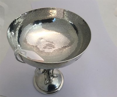 Lot 2100 - An Edward VII Silver Pedestal-Bowl, by James Dixon and Sons, Sheffield, 1906, the bowl circular, on
