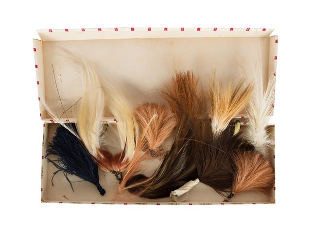 Lot 82 - Natural History: A Small Quantity of Late Victorian Birds of Paradise Millinery Plumes, nine...