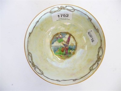 Lot 1752 - A Wedgwood Fairyland Lustre "Firbolgs I and Thumbelina Motifs" Imperial Bowl, designed by Daisy...