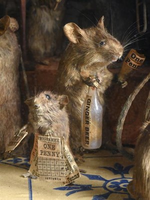 Lot 313 - Taxidermy: An Anthropomorphic Mice Diorama titled ''The Band of Hope'', circa mid-late 19th...