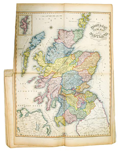 Lot 10 - Railways. Pigot & Co.'s British Atlas, comprising the Counties of England (upon which are laid down