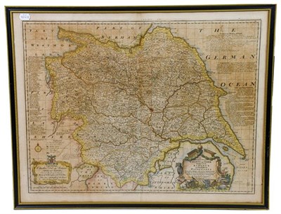 Lot 20 - Yorkshire. Four maps of Yorkshire, 17th-19th century, comprising: 1) Tuke (John). Map of the County