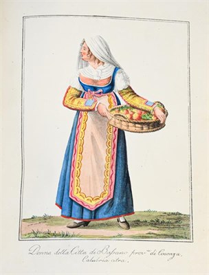 Lot 26 - Italy; Kingdom of Naples. Volume of prints depicting costume and trades, c.1810-30. 4to (275 x...