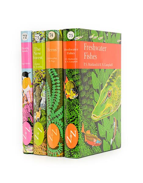 Lot 64 - New Naturalists. Heathlands; The New Forest; Ferns; Freshwater Fishes, Collins...
