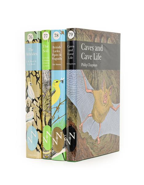 Lot 65 - New Naturalists. The Hebrides; The Soil; British Larks, Pipits and Wagtails; Caves and Cave...