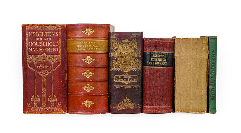 Lot 92 - Beeton (Isabella). The Book of Household Management, 5 copies, mixed editions, comprising: 1)...