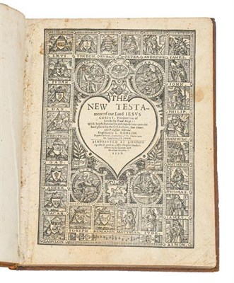 Lot 104 - Bible (English; Geneva Version). The New Testament of our Lord Jesus Christ, translated out of...
