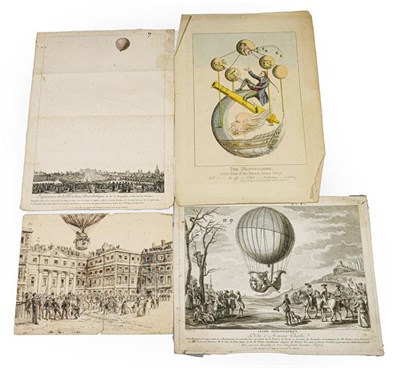 Lot 129 - Ballooning. Turnor family ballooning archive, 18th-19th century, including: 1) Astra Castra....
