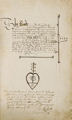 Lot 137 - Elizabethan estate-book. Manuscript estate-book of Thomas Cony of Bassingthorpe, Lincolnshire,...