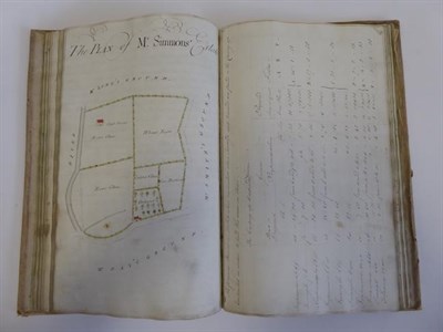 Lot 144 - Surveying; Yorkshire. Illustrated manuscript guide to surveying by Thomas Wilson, 1792-3. Folio...