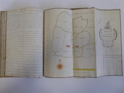 Lot 144 - Surveying; Yorkshire. Illustrated manuscript guide to surveying by Thomas Wilson, 1792-3. Folio...