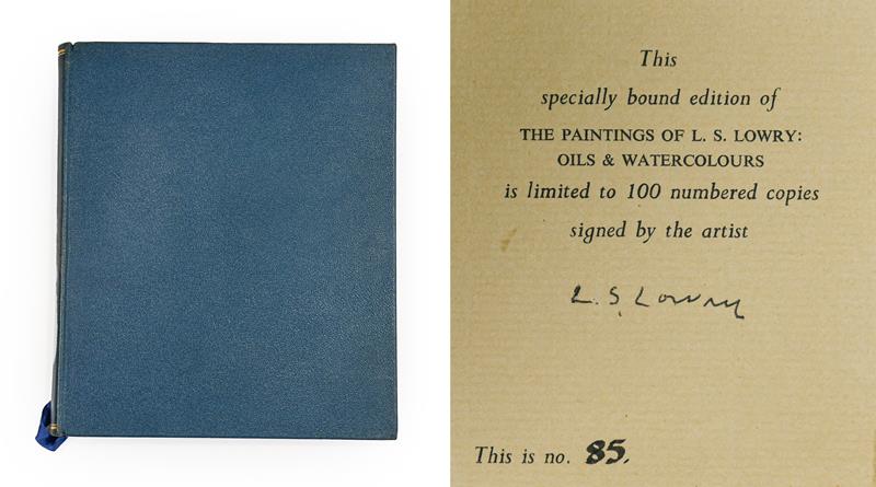 Lot 163 - Lowry (L. S., 1887-1976). The Paintings of L. S. Lowry. Oils and Watercolours. With an Introduction