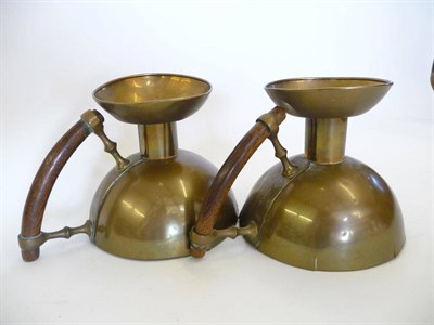 Lot 1777 - A Pair of Richard Perry, Son & Co Kordofan Brass Chambersticks, designed by Christopher...